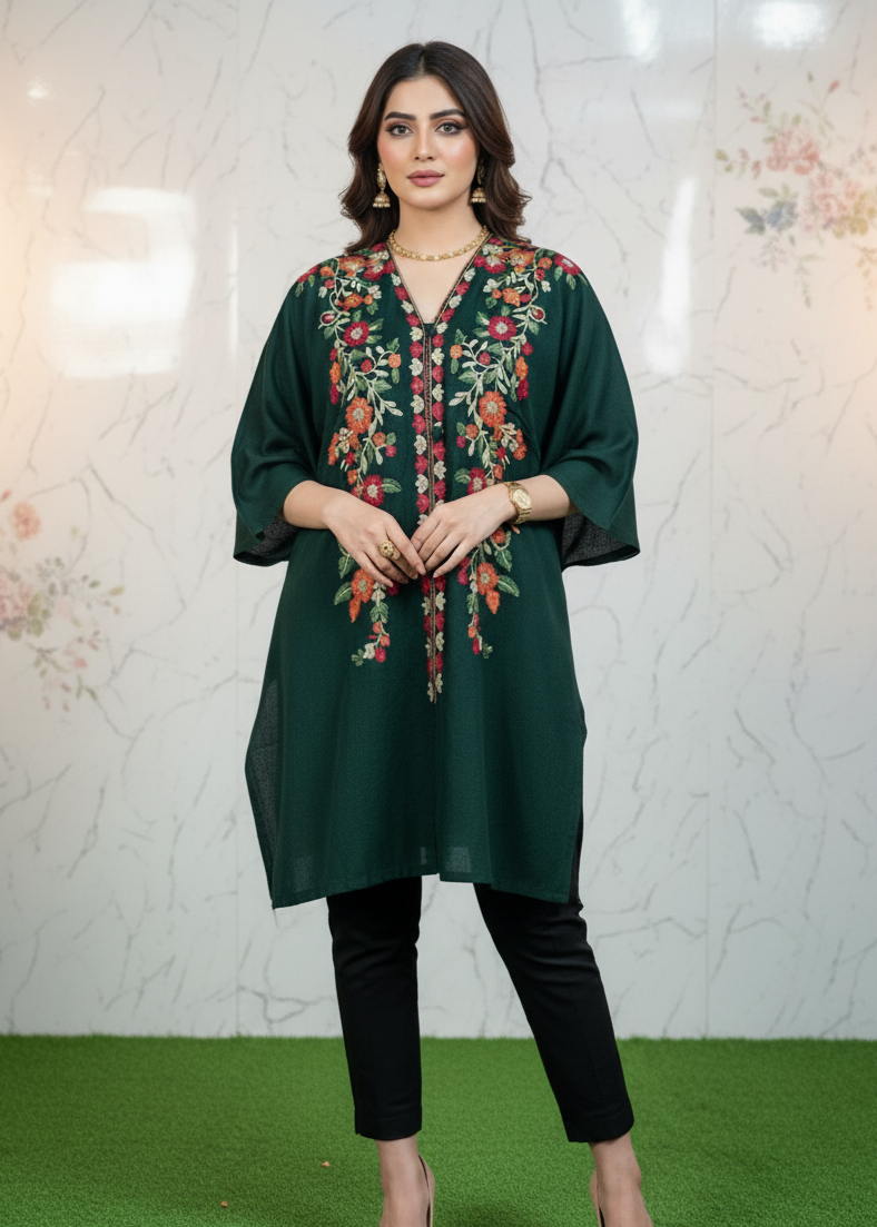 Kashmiri Pashmina Cape Shawl