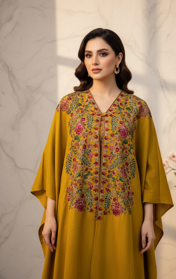 Kashmiri Pashmina Cape Shawl