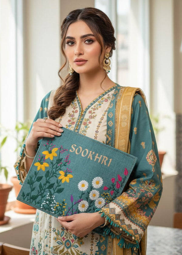 SOOKHRI Embroidered Floral Handbag