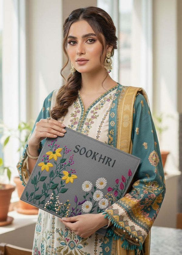 SOOKHRI Embroidered Floral Handbag