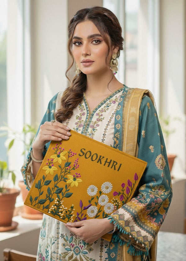 SOOKHRI Embroidered Floral Handbag