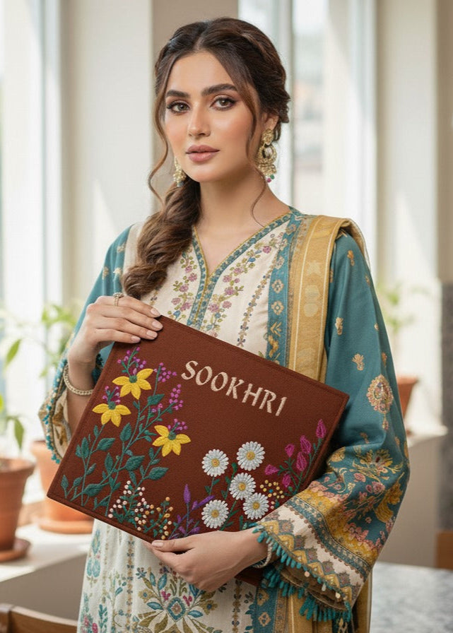 SOOKHRI Embroidered Floral Handbag